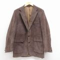 S★古着 リーバイス Levis 長袖 テーラード ジャケット メンズ 80年代 80s コーデュロイ ヒジ当てスエード使用 こげ茶 25nov27
