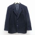 L★古着 ギャップ GAP 長袖 テーラード ジャケット メンズ 00年代 00s 紺 25nov27