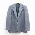 L★古着 HAGGAR 長袖 テーラード ジャケット メンズ 90年代 90s ヒジ当てスエード使用 USA製 グレー 26jan23