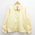 XL★古着 長袖 ビンテージ ジャケット スイングトップ メンズ 70年代 70s ラグラン USA製 タロン 黄 イエロー 25oct23 中古 アウター ジャンパー ブルゾン