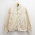 XL★古着 JCペニー 長袖 ビンテージ ダービー ジャケット メンズ 70年代 70s タロン 薄ベージュ 26mar09