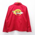 L★古着 長袖 ビンテージ ジャケット スイングトップ メンズ 70年代 70s フリーメイソン シュライナー USA製 赤【spe】 26apr04