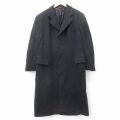 L★古着 ラルフローレン 長袖 ブランド ウール コート メンズ 90年代 90s ロング丈 USA製 黒【spe】 25nov21