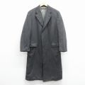 M★古着 ブルックスブラザーズ 長袖 ウール コート メンズ 90年代 90s ロング丈 ツイード USA製 グレー他【spe】 26jan08