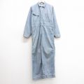 W35★古着 ラングラー Wrangler ビッグベン BIG BEN 長袖 ツナギ メンズ 80年代 80s ヘリンボーン タロン 紺他 ネイビー 25mar29 中古 オールインワン ボトムス