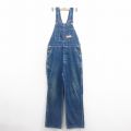 W35★古着 ビッグマック BIG MAC オーバーオール メンズ 紺 ネイビー デニム 25oct22 中古 ボトムス