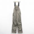 W36★古着 リバティ オーバーオール メンズ 90年代 90s ダブルニー リアルツリー USA製 茶 ブラウン 迷彩 25nov01 中古 ボトムス