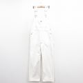 W34★古着 ディッキーズ Dickies オーバーオール メンズ 80年代 80s コットン USA製 白 ホワイト 25nov01 中古 ボトムス