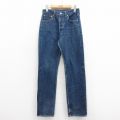 W29★古着 ジーンズ Levis リーバイス 501 メンズ 00年代 00s コットン 紺 ネイビー デニム 25oct30 中古 ボトムス ジーパン Gパン ロング パンツ