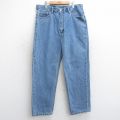 W38★古着 ジーンズ Levis リーバイス 550 メンズ コットン USA製 紺 ネイビー デニム 25jul30 中古 ボトムス ジーパン Gパン ロング パンツ