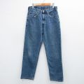 W32★古着 ジーンズ リーバイス Levis 550 メンズ コットン 紺 ネイビー デニム 25oct29 中古 ボトムス ジーパン Gパン ロング パンツ