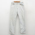 W33★古着 ジーンズ Levis リーバイス 505 メンズ 90年代 90s コットン USA製 薄紺 デニム 26feb17
