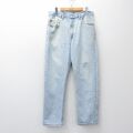 W34★古着 ジーンズ Levis リーバイス 505 メンズ 00年代 00s ヒゲ コットン カナダ製 紺 デニム 26mar05