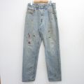 W33★古着 ジーンズ Levis リーバイス 550 メンズ 00年代 00s コットン 紺 デニム 26mar24
