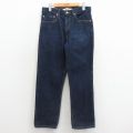 W32★古着 ジーンズ Levis リーバイス 505 メンズ コットン 濃紺 デニム 26apr07