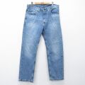 リーバイス505 ジーンズ ヒゲ ネイビー W35 | 古着