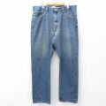 リーバイス505 ジーンズ ヒゲ ネイビー W38 | 古着