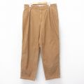 W36★古着 コーデュロイ パンツ メンズ コットン 茶系 ブラウン 25oct03 中古 ボトムス ロング