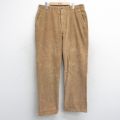 W36★古着 オービス ORVIS コーデュロイ パンツ メンズ 90年代 90s 太畝 USA製 ベージュ系 カーキ 25oct04 中古 ボトムス ロング