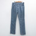 W34★古着 リーバイス Levis 519 コーデュロイ パンツ メンズ 80年代 80s タロン 薄紺 ネイビー 【spe】 25oct15 中古 ボトムス ロング