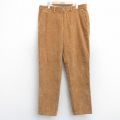 W36★古着 トミーヒルフィガー TOMMY HILFIGER ブランド コーデュロイ パンツ メンズ 太畝 コットン 茶系 ブラウン 25oct25 中古 ボトムス ロング