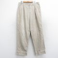 W33★古着 ギャップ GAP コーデュロイ パンツ メンズ 太畝 コットン 薄ベージュ カーキ 25oct25 中古 ボトムス ロング