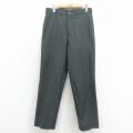 W31★古着 ビンテージ ミリタリー パンツ メンズ 60年代 60s ウール USA製 濃緑 26jan24