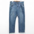 W37★古着 ラッキーブランド Lucky Brand ジーンズ メンズ ヒゲ コットン 紺 ネイビー デニム 25apr11 中古 ボトムス ジーパン Gパン ロング パンツ