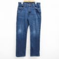 W33★古着 ラッキーブランド Lucky Brand ジーンズ メンズ ヒゲ 紺 ネイビー デニム 25apr19 中古 ボトムス ジーパン Gパン ロング パンツ