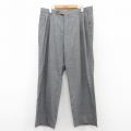 90s パンツ ブラックチェック W37 | 古着