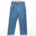 W36★古着 マーベリック ジーンズ メンズ 90年代 90s コットン 紺 ネイビー デニム 25may30 中古 ボトムス ジーパン Gパン ロング パンツ