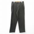 W34★古着 バナナリパブリック BANANA REPUBLIC パンツ メンズ 00年代 00s SMITH FIELD コットン 濃緑 グリーン 25jun05 中古 ボトムス ロング