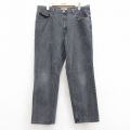 W37★古着 エルエルビーン LLBEAN ジーンズ メンズ 00年代 00s コットン 黒 ブラック デニム 【spe】 25jul10 中古 ボトムス ジーパン Gパン ロング パンツ