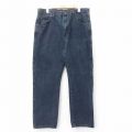 W36★古着 ラングラー Wrangler ジーンズ メンズ コットン 濃紺 ネイビー デニム 25jul10 中古 ボトムス ジーパン Gパン ロング パンツ