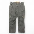 W36★古着 キーン KEEN パンツ メンズ ダブルニー ダック地 コットン こげ茶系 ブラウン 25jul10 中古 ボトムス ロング