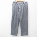 W36★古着 ドッカーズ パンツ メンズ ワンポイントロゴ コットン グレー 25jul10 中古 ボトムス ロング