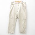W38★古着 ラングラー Wrangler ジーンズ メンズ 90年代 90s コットン USA製 ベージュ カーキ デニム 25jul10 中古 ボトムス ジーパン Gパン ロング パンツ