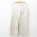 W33★古着 エルエルビーン LLBEAN スラックス パンツ メンズ 80年代 80s USA製 薄ベージュ カーキ 【spe】 25jul10 中古 ボトムス ロング