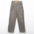 W30★古着 ギャップ GAP ペインター パンツ メンズ 00年代 00s ダック地 コットン 茶系 ブラウン 25jul11 中古 ボトムス ロング