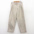 W32★古着 アバクロンビー Abercrombie&fitch チノ パンツ チノパン メンズ 90年代 90s コットン ベージュ カーキ 25jul29 中古 ボトムス ロング