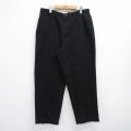 W36★古着 ギャップ GAP パンツ メンズ 00年代 00s テーパード コットン 黒 ブラック 【spe】 25jul30 中古 ボトムス ロング