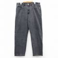 W36★古着 ラルフローレン Ralph Lauren ポロジーンズ ブランド ジーンズ メンズ コットン 黒 ブラック デニム 【spe】 25aug06 中古 ボトムス ジーパン Gパン ロング パンツ