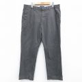W37★古着 バナナリパブリック BANANA REPUBLIC ブランド パンツ メンズ コットン 濃グレー系 25aug07 中古 ボトムス ロング