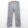 W38★古着 リーバイス Levis 511 パンツ メンズ グレー 25aug08 中古 ボトムス ロング