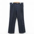 【20%OFF】W36★古着 ラングラー Wrangler ランチャー パンツ メンズ 紺 ネイビー 25sep09 中古 ボトムス ロング