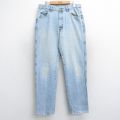 【20%OFF】W34★古着 ラングラー Wrangler ジーンズ メンズ 00年代 00s ヒゲ コットン 薄紺 ネイビー デニム 【spe】 25sep11 中古 ボトムス ジーパン Gパン ロング パンツ