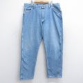 【20%OFF】W40★古着 ラングラー Wrangler ジーンズ メンズ 大きいサイズ 紺 ネイビー デニム 25sep17 中古 ボトムス ジーパン Gパン ロング パンツ