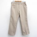 【20%OFF】W33★古着 ラングラー Wrangler ランチャー パンツ メンズ ベージュ カーキ 25sep17 中古 ボトムス ロング