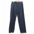 W29★古着 リー Lee パンツ メンズ コットン 紺 ネイビー 25sep17 中古 ボトムス ロング