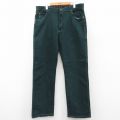【20%OFF】W38★古着 ラングラー Wrangler ジーンズ メンズ 緑 グリーン デニム 25sep17 中古 ボトムス ジーパン Gパン ロング パンツ